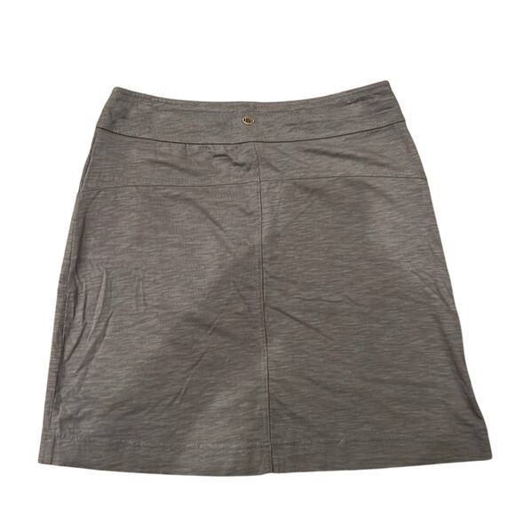 NWT Sherpa Adventure Gear Women's Tendi Skirt Monsoon Gray Size S - Picture 2 of 8
